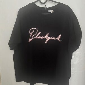 Blackpink K-pop black t-shirt XL